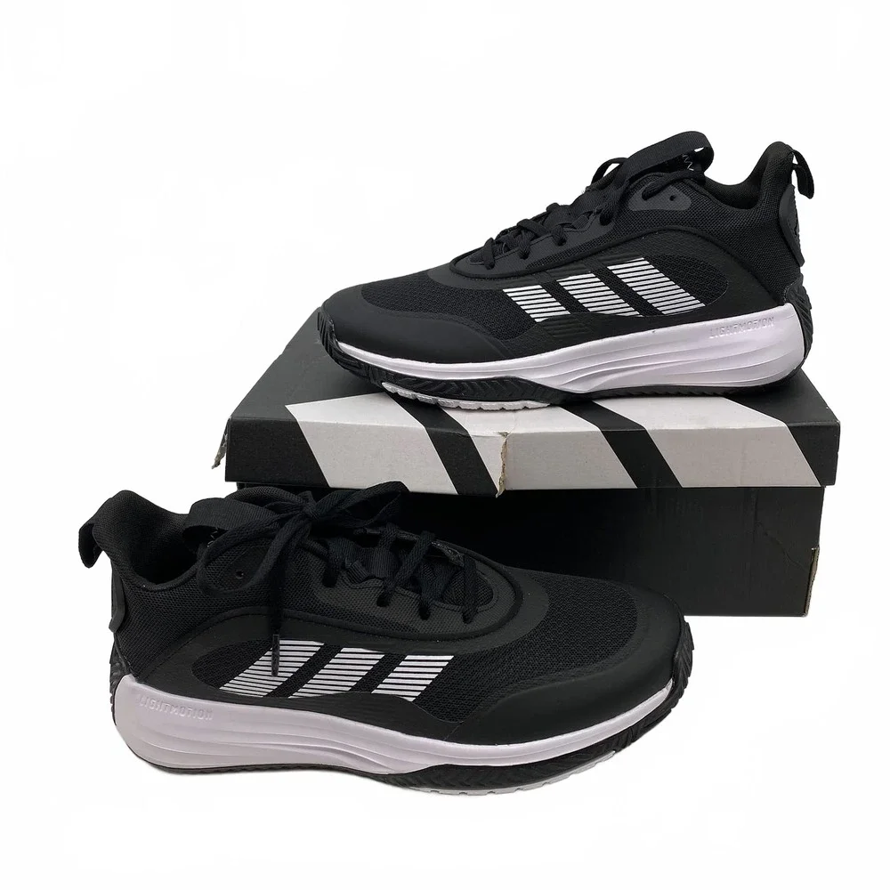 Adidas Black/White Own the Game 3.0 Sneakers | Men’s US 8.5
